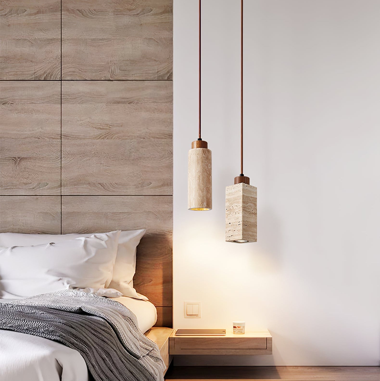 WOW Solvara Travertine Pendant Lamp
