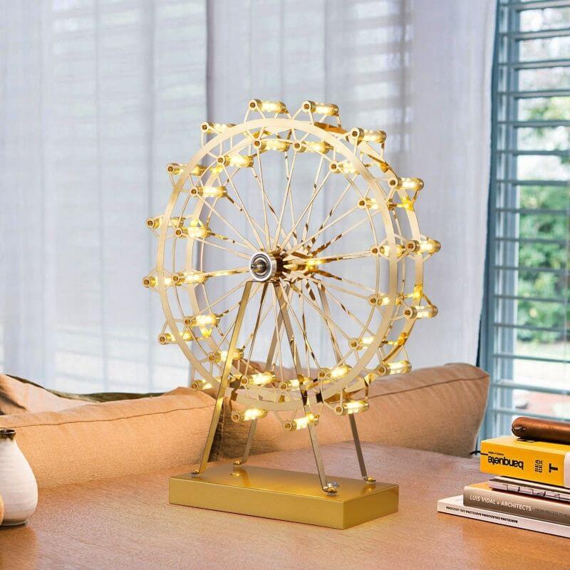 360° Rotatable Retro Ferris Wheel Table Lamp