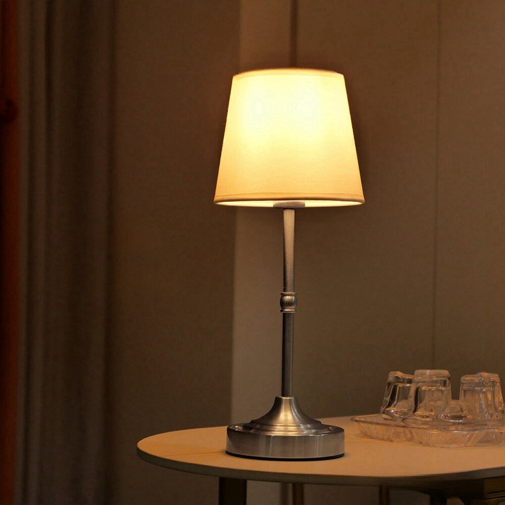 Retro Wireless Fabric Table Lamp