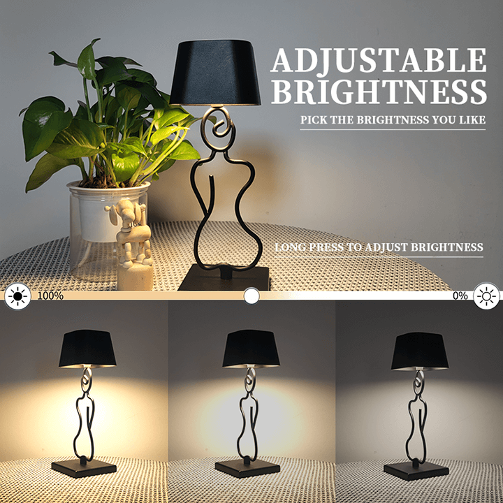 Creative Minimalist Rechargeable LED Bedside Table Lamp