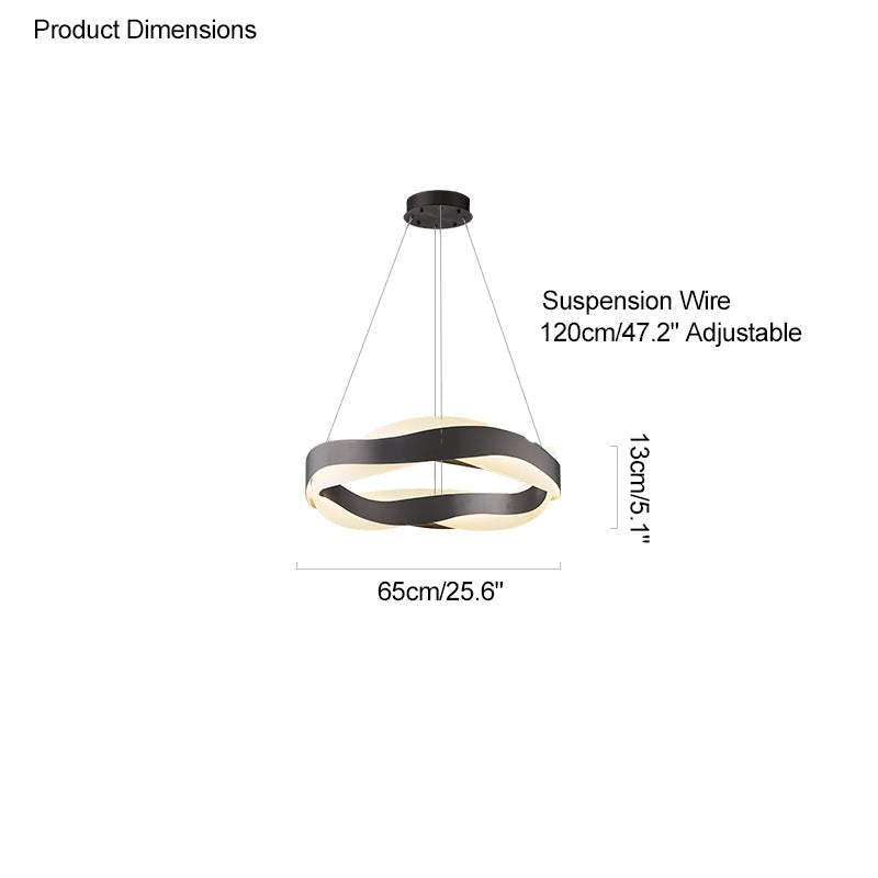 WOW Wave Circular LED Chandelier-wow2195