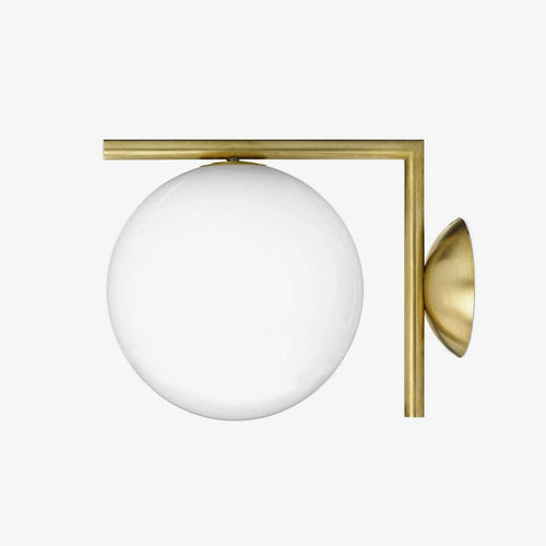 WOW Blown Glass Opal Glass Wall Lamp