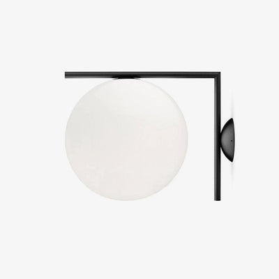 WOW Blown Glass Opal Glass Wall Lamp