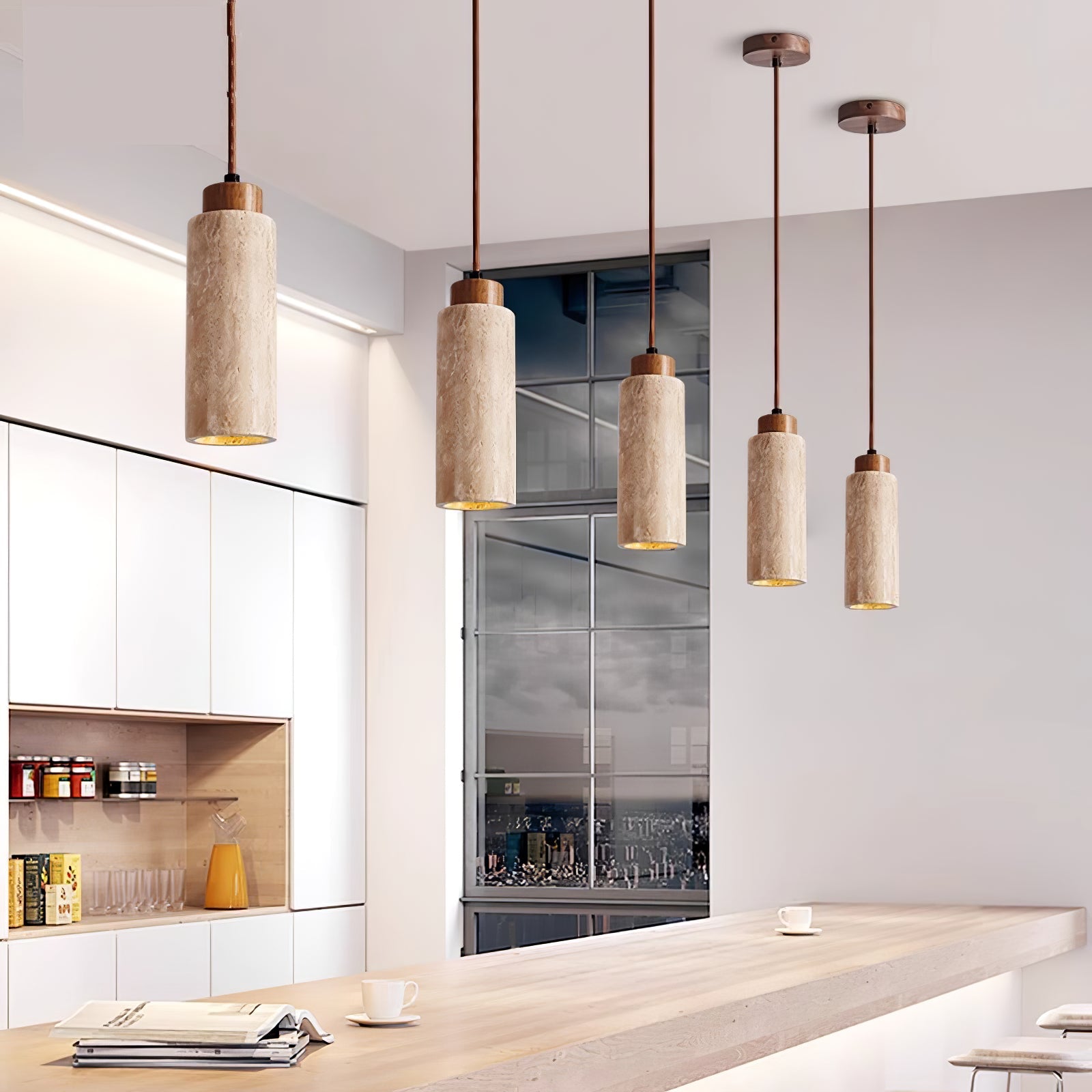 WOW Solvara Travertine Pendant Lamp
