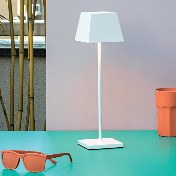 Rechargeable Dimmable Cordless Metal Table Lamp