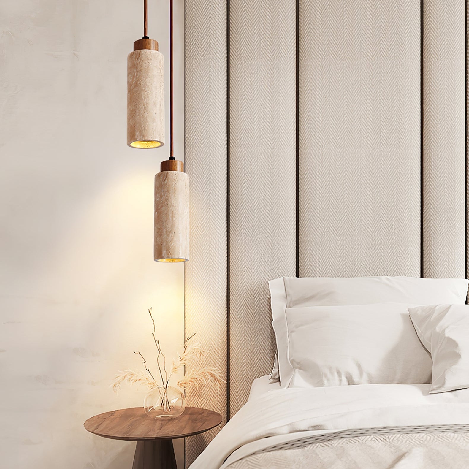 WOW Solvara Travertine Pendant Lamp