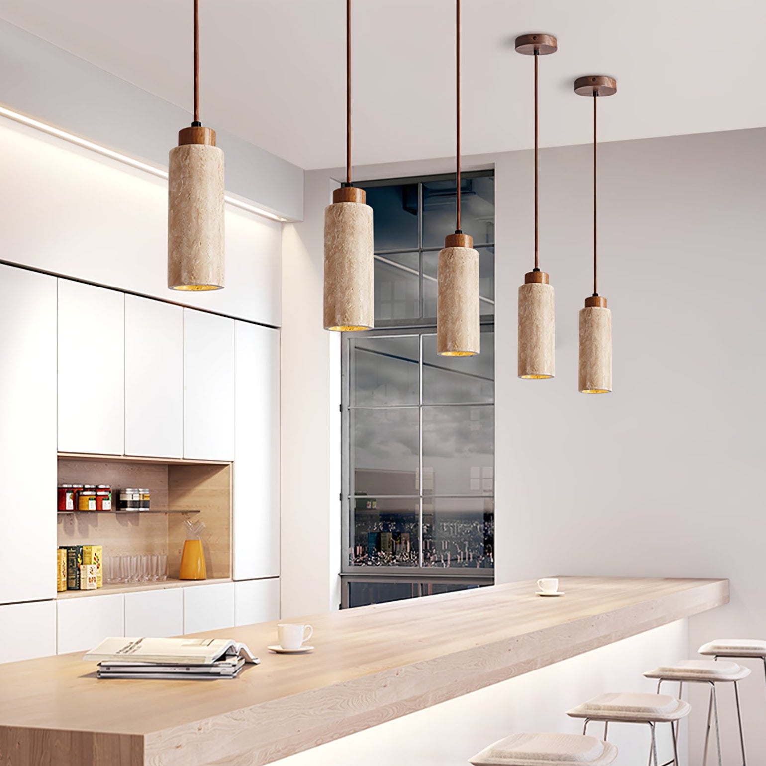 WOW Solvara Travertine Pendant Lamp