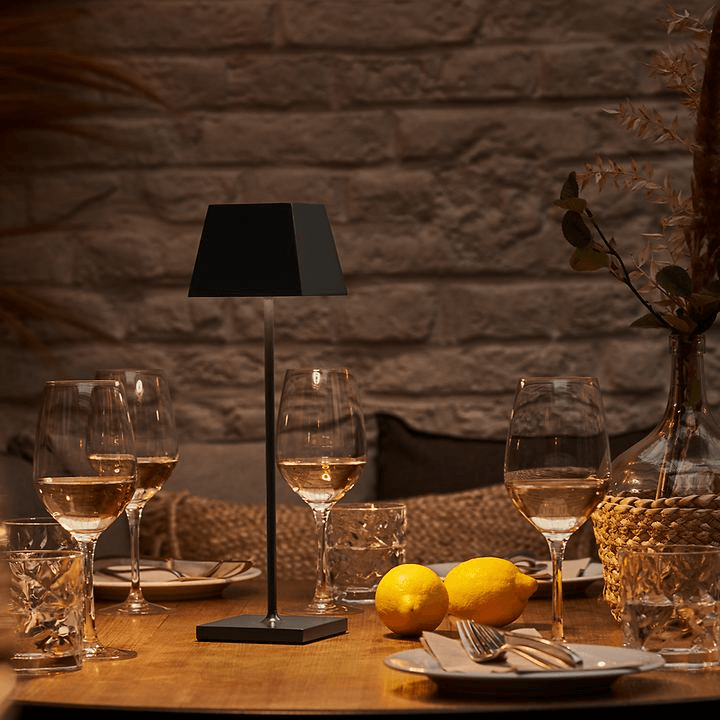 Rechargeable Dimmable Cordless Metal Table Lamp