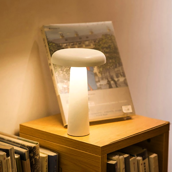 LED Portable Mushroom Table Lamp