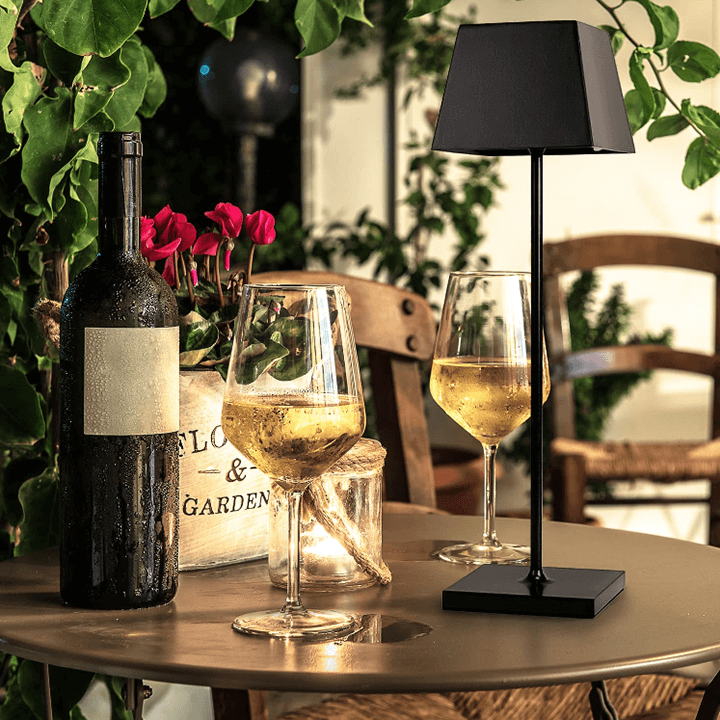 Rechargeable Dimmable Cordless Metal Table Lamp