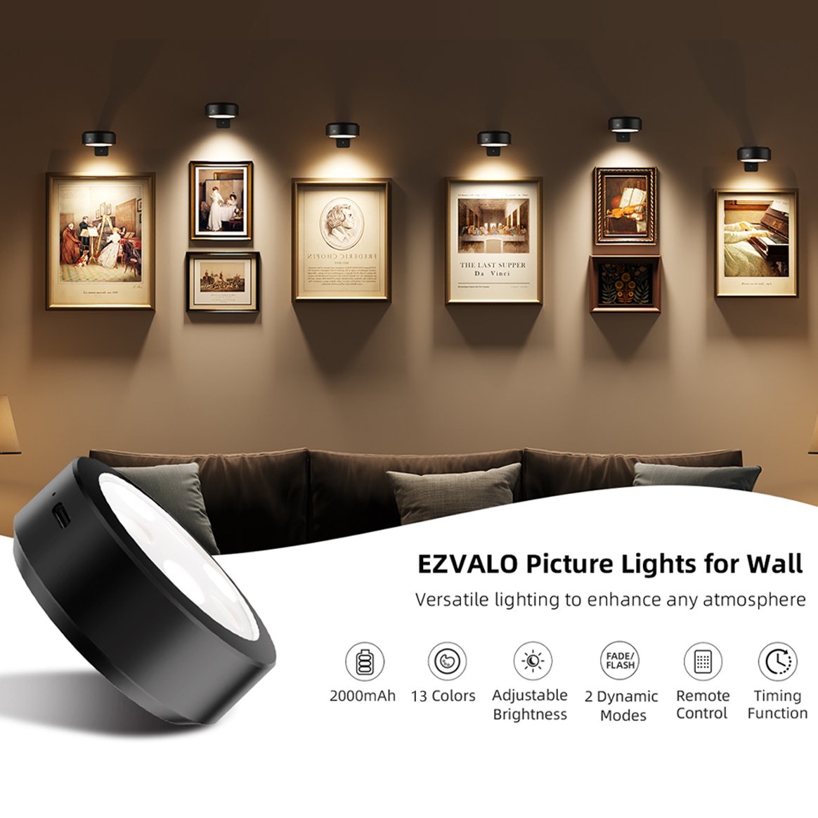 Rechargeable Battery Magnetic Painting Light