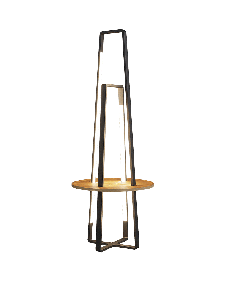 WOW Tower Floor Lamp with Shelf-wow7048