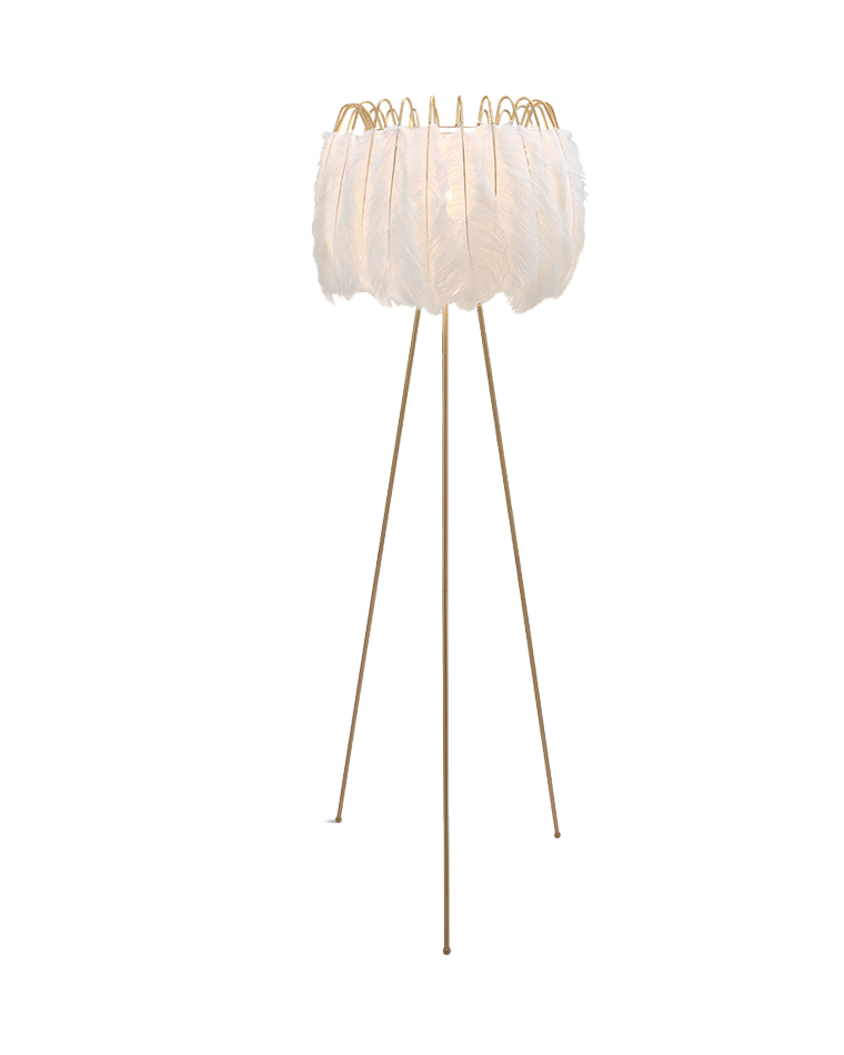 WOW Tripod Feather Floor Lamp-wow7051