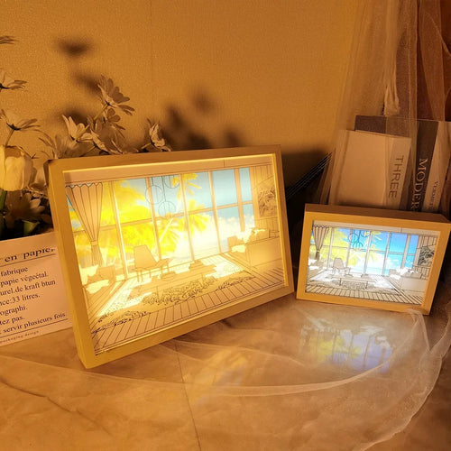 WOW Illuminated Bedside Art Lamp