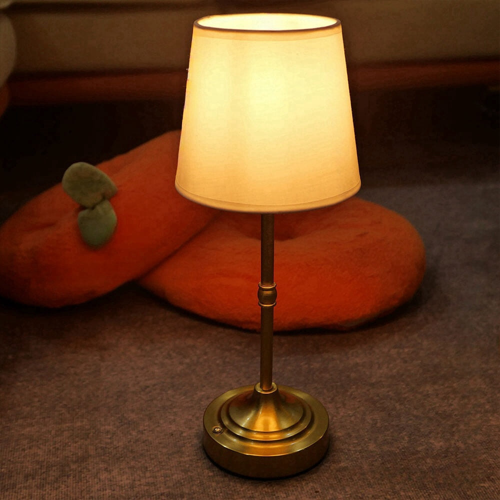 Retro Wireless Fabric Table Lamp
