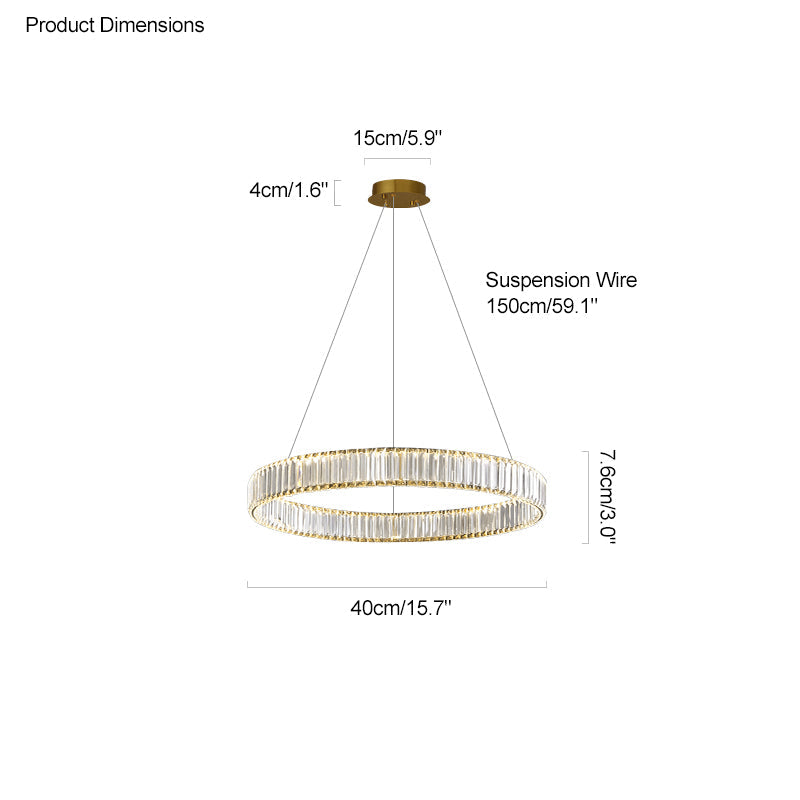 WOW 2 Tier Circular Crystal Chandelier-wow2192