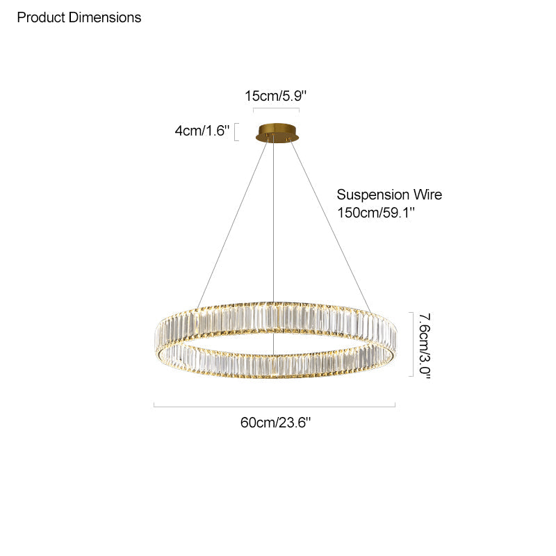 WOW 2 Tier Circular Crystal Chandelier-wow2192