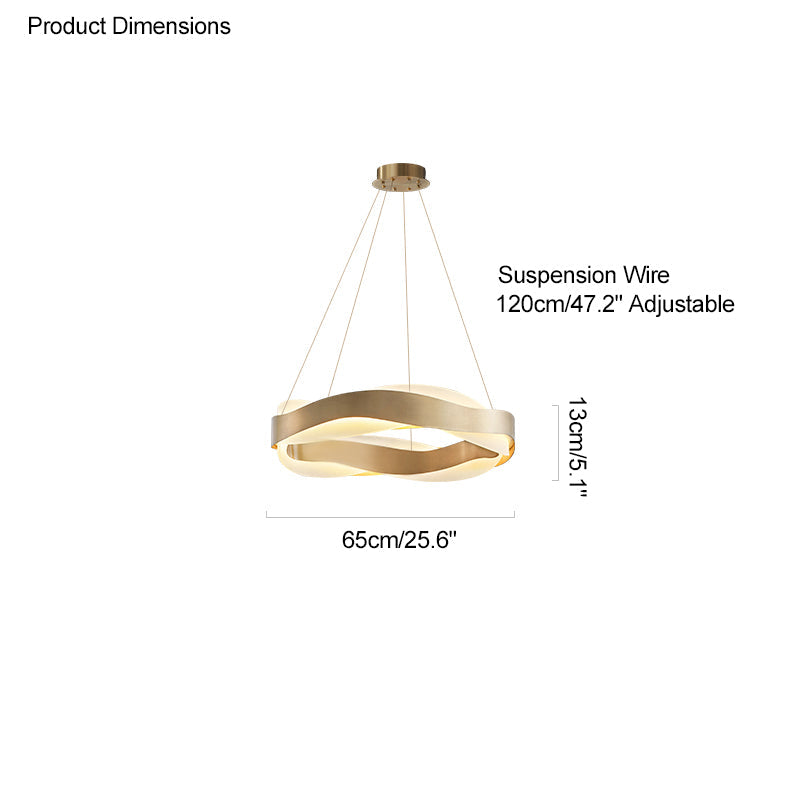 WOW Wave Circular LED Chandelier-wow2195