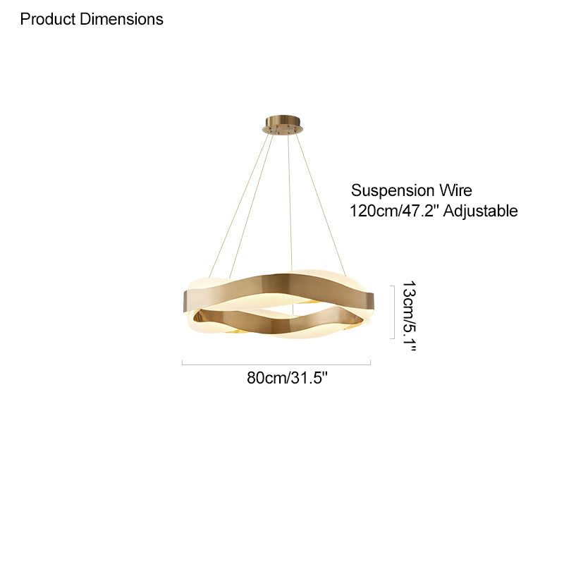 WOW Wave Circular LED Chandelier-wow2195
