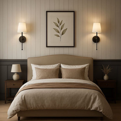 Cordless Fabric Wall Light