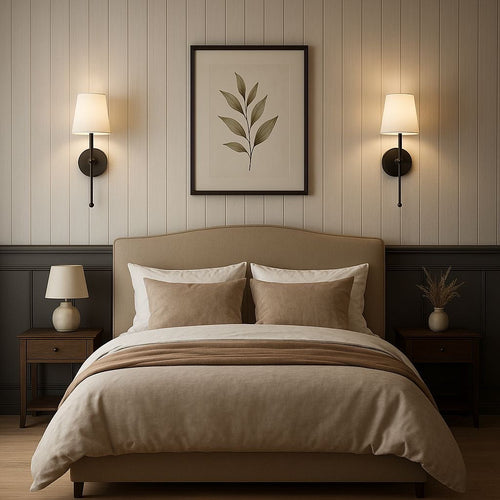 Cordless Fabric Wall Light