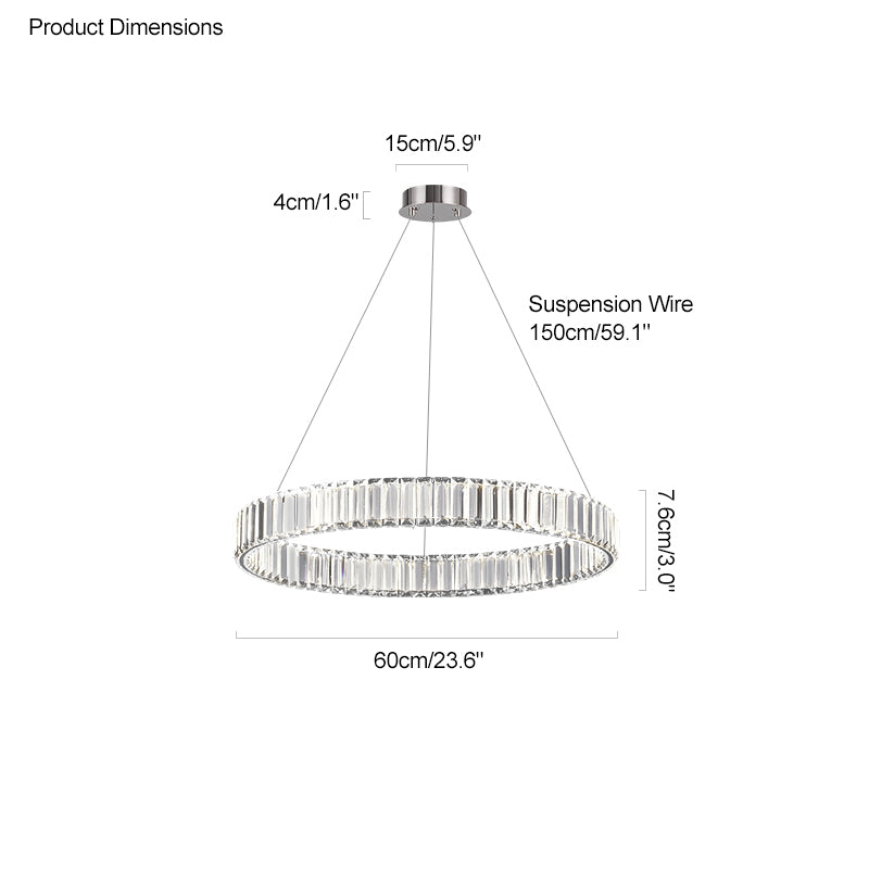 WOW 2 Tier Circular Crystal Chandelier-wow2192