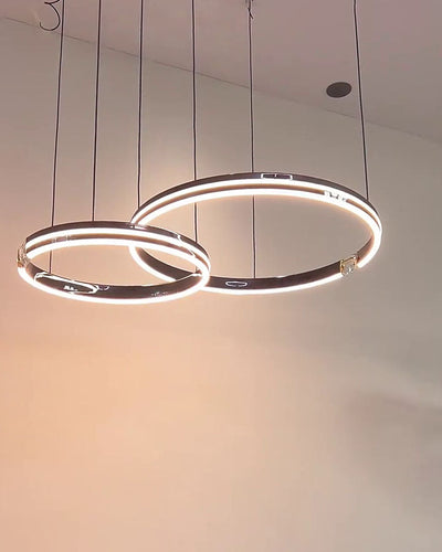 WOW Black Led Ring Chandelier-wow2365